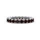 1 - Ellen 3.00 mm Red Garnet Eternity Band 