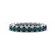 1 - Ellen 3.00 mm London Blue Topaz Eternity Band 