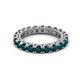 2 - Ellen 3.00 mm London Blue Topaz Eternity Band 