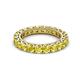 2 - Ellen 3.00 mm Yellow Sapphire Eternity Band 