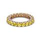 2 - Ellen 3.00 mm Yellow Sapphire Eternity Band 