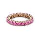 2 - Ellen 3.00 mm Pink Sapphire Eternity Band 