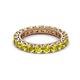 2 - Ellen 3.00 mm Yellow Diamond Eternity Band 