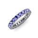 3 - Ellen 3.00 mm Tanzanite Eternity Band 