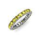 3 - Ellen 3.00 mm Yellow Diamond Eternity Band 