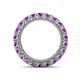 4 - Ellen 3.00 mm Amethyst Eternity Band 