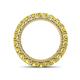 4 - Ellen 3.00 mm Yellow Sapphire Eternity Band 