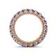 4 - Ellen 3.00 mm Tanzanite Eternity Band 