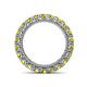 4 - Ellen 3.00 mm Yellow Diamond Eternity Band 