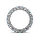 4 - Ellen 3.00 mm Aquamarine and Diamond Eternity Band 