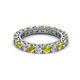 2 - Ellen 3.00 mm Yellow and White Diamond Eternity Band 