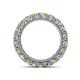 4 - Ellen 3.00 mm Peridot and Diamond Eternity Band 