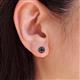 5 - Bernice Black Diamond Stud Earrings 