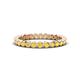 1 - Zhuri 2.00 mm Yellow Diamond Eternity Band 