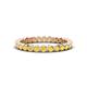 1 - Zhuri 2.00 mm Yellow Diamond Eternity Band 