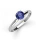 3 - Solus Round Iolite Solitaire Engagement Ring  