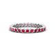 1 - Zhuri 2.00 mm Ruby Eternity Band 