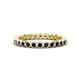 1 - Zhuri 2.00 mm Blue Sapphire Eternity Band 