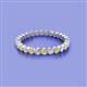 2 - Zhuri 2.00 mm Yellow and White Diamond Eternity Band 