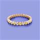 2 - Zhuri 2.00 mm Yellow and White Diamond Eternity Band 