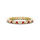 1 - Zhuri 2.00 mm Ruby and Diamond Eternity Band 