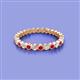 2 - Zhuri 2.00 mm Ruby and Diamond Eternity Band 