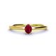 1 - Orla Oval Cut Ruby Solitaire Engagement Ring 