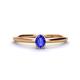 1 - Orla Oval Cut Tanzanite Solitaire Engagement Ring 