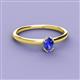 2 - Orla Oval Cut Tanzanite Solitaire Engagement Ring 