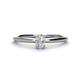 1 - Orla Oval Cut Forever One Moissanite Solitaire Engagement Ring 