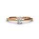 1 - Orla Oval Cut Forever One Moissanite Solitaire Engagement Ring 