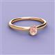 2 - Orla Oval Cut Morganite Solitaire Engagement Ring 