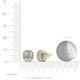 4 - Kaia Diamond Halo Stud Earrings 