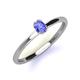 3 - Orla Oval Cut Tanzanite Solitaire Engagement Ring 