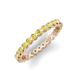 3 - Zhuri 2.00 mm Yellow Diamond Eternity Band 