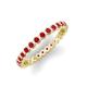 3 - Zhuri 2.00 mm Ruby Eternity Band 