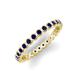 3 - Zhuri 2.00 mm Blue Sapphire Eternity Band 