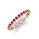 3 - Zhuri 2.00 mm Ruby Eternity Band 