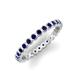 3 - Zhuri 2.00 mm Blue Sapphire Eternity Band 