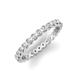 3 - Zhuri 2.00 mm Lab Grown Diamond Eternity Band 