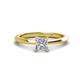 1 - Zelda Princess Cut 5.5mm Diamond Solitaire Engagement Ring 