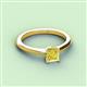 2 - Zelda Princess Cut 5.5mm Yellow Diamond Solitaire Engagement Ring 