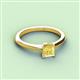 2 - Zelda Princess Cut 5.5mm Yellow Sapphire Solitaire Engagement Ring 
