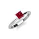 3 - Zelda Princess Cut 5.5mm Ruby Solitaire Engagement Ring 