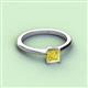 2 - Zelda Princess Cut 5.5mm Yellow Diamond Solitaire Engagement Ring 