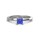 1 - Zelda Princess Cut 5.5mm Tanzanite Solitaire Engagement Ring 