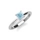 3 - Zelda Princess Cut 5.5mm Aquamarine Solitaire Engagement Ring 