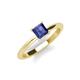 3 - Zelda Princess Cut 5.5mm Iolite Solitaire Engagement Ring 