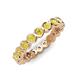 3 - Zhuri 2.70 mm Yellow Diamond Eternity Band 