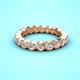 2 - Zhuri 2.70 mm Lab Grown Diamond Eternity Band 